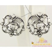 Серебряные серьги 925 проба. Женские Серьги Малва, малые, 2322.